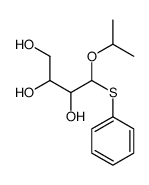 4-phenylsulfanyl-4-propan-2-yloxybutane-1,2,3-triol结构式