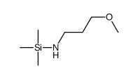 3-methoxy-N-trimethylsilylpropan-1-amine结构式