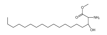 methyl (2R,3S)-2-amino-3-hydroxyoctadecanoate Structure