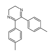 5,6-bis(4-methylphenyl)-2,3-dihydropyrazine结构式