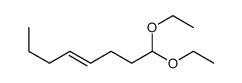 (Z)-1,1-diethoxyoct-4-ene Structure