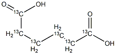 Adipic Acid-13C6 structure