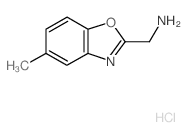 (5-methyl-1,3-benzoxazol-2-yl)methanamine structure