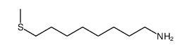 8-methylsulfanyloctan-1-amine结构式