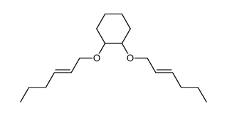 1,2-bis-(2-hexenyloxy)-cyclohexane结构式