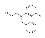 2-fluoro-6-(N-benzyl-2-hydroxyethylamino)pyridine Structure