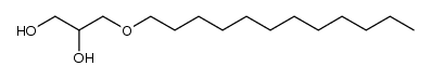 3-dodecyloxypropane-1,2-diol Structure