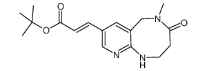 (E)-tert-butyl 3-(5-methyl-4-oxo-1,2,3,4,5,6-hexahydropyrido[2,3-b][1,5]diazocin-8-yl)acrylate Structure