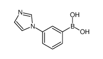 [3-(1H-Imidazol-1-yl)phenyl]boronic acid Structure