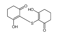 3-hydroxy-2-(2-hydroxy-6-oxocyclohexen-1-yl)sulfanylcyclohex-2-en-1-one Structure