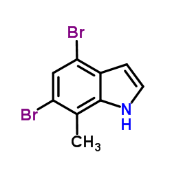 4,6-Dibromo-7-methyl-1H-indole Structure