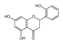 2(S)-5,7,2'-trihydroxy-flavanone结构式