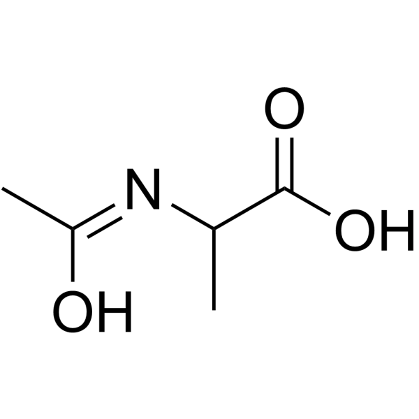 N-Acetyl-DL-Alanine Structure