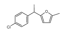 2-[1-(4-chlorophenyl)ethyl]-5-methylfuran Structure