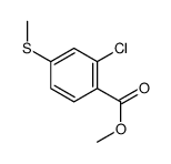 methyl 2-chloro-4-methylsulfanylbenzoate Structure