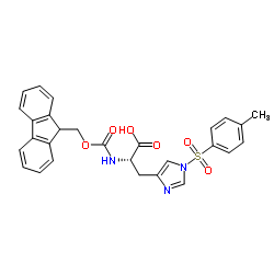 FMOC-HIS(TOS)-OH结构式