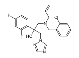 1-[(2-chlorophenyl)methyl-prop-2-enylamino]-2-(2,4-difluorophenyl)-3-(1,2,4-triazol-1-yl)propan-2-ol Structure