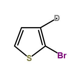 2-Bromo-3-(methyl-d3)thiophene结构式