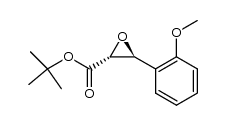 trans-tert-Butyl-2,3-epoxy-3-(2-methoxyphenyl)propanoate结构式