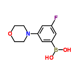 (3-fluoro-5-morpholino-phenyl)boronic acid picture