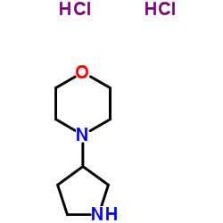 4-(3-Pyrrolidinyl)morpholine dihydrochloride Structure