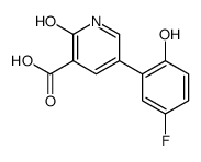 5-(5-fluoro-2-hydroxyphenyl)-2-oxo-1H-pyridine-3-carboxylic acid Structure