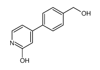 4-[4-(hydroxymethyl)phenyl]-1H-pyridin-2-one Structure