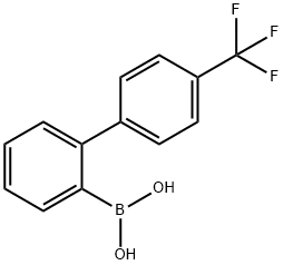 (4'-(Trifluoromethyl)-[1,1'-biphenyl]-2-yl)boronic acid Structure