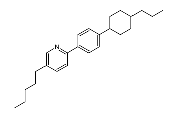 5-Pentyl-2-[4-(4-propyl-cyclohexyl)-phenyl]-pyridine结构式