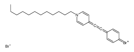 4-[2-(4-bromophenyl)ethynyl]-1-dodecylpyridin-1-ium,bromide Structure