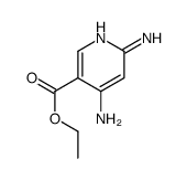 ethyl 4,6-diaminopyridine-3-carboxylate结构式