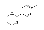 2-(p-tolyl)-1,3-oxathiane结构式