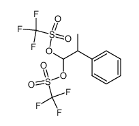 2-phenylpropane-1,1-diyl bis(trifluoromethanesulfonate) Structure