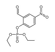 diethyl (2-formyl-4-nitrophenyl) phosphate Structure