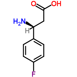 3-Amino-3-(4-fluorophenyl)propanoic acid structure