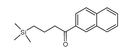 γ-(trimethylsilyl)butyro-2-naphthone Structure