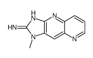 1-Methyl-1H-imidazo(4,5-b)(1,5)naphthyridin-2-amine结构式