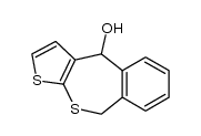 4,9-Dihydrobenzo[e]thieno[2,3-b]thiepin-4-ol结构式