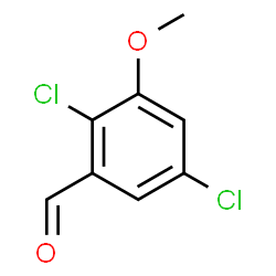 2,5-Dichloro-3-methoxybenzaldehyde结构式