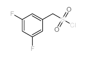 (3,5-difluorophenyl)methanesulfonyl chloride Structure