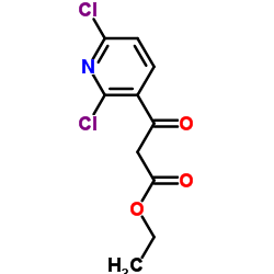 ethyl 3-(2,6-dichloropyridin-3-yl)-3-oxopropanoate Structure