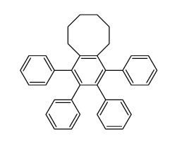 1,2,3,4-tetraphenyl-5,6,7,8,9,10-hexahydrobenzocyclooctene Structure