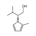 (-)-(2S)-3-Methyl-2-(2-methyl-1H-pyrrol-1-yl)butan-1-ol结构式