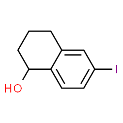 (R)-6-iodo-1,2,3,4-tetrahydronaphthalen-1-ol结构式