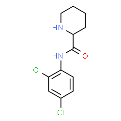 N-(2,4-dichlorophenyl)piperidine-2-carboxamide结构式