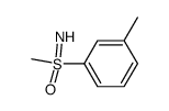 S-甲基-S-(3-甲基苯基)亚磺酰亚胺结构式