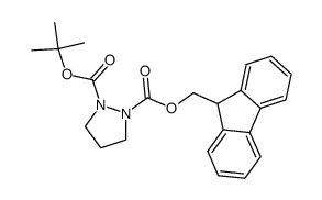 1-((9H-Fluoren-9-yl)Methyl) 2-tert-butyl pyrazolidine-1,2-dicarboxylate Structure