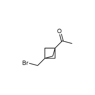 1-(3-(Bromomethyl)bicyclo[1.1.1]Pentan-1-yl)ethan-1-one structure