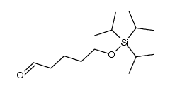 5-((triisopropylsilanyl)oxy)pentanal结构式