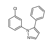 1-(3-CHLOROPHENYL)-5-PHENYL-1H-PYRAZOLE picture